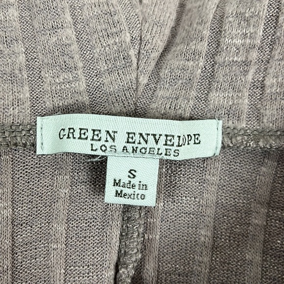 Green Envelope mauve cowl neck pull over long sleeve top - size small - Picture 5 of 8